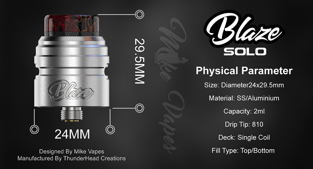 THC Blaze Solo RDA