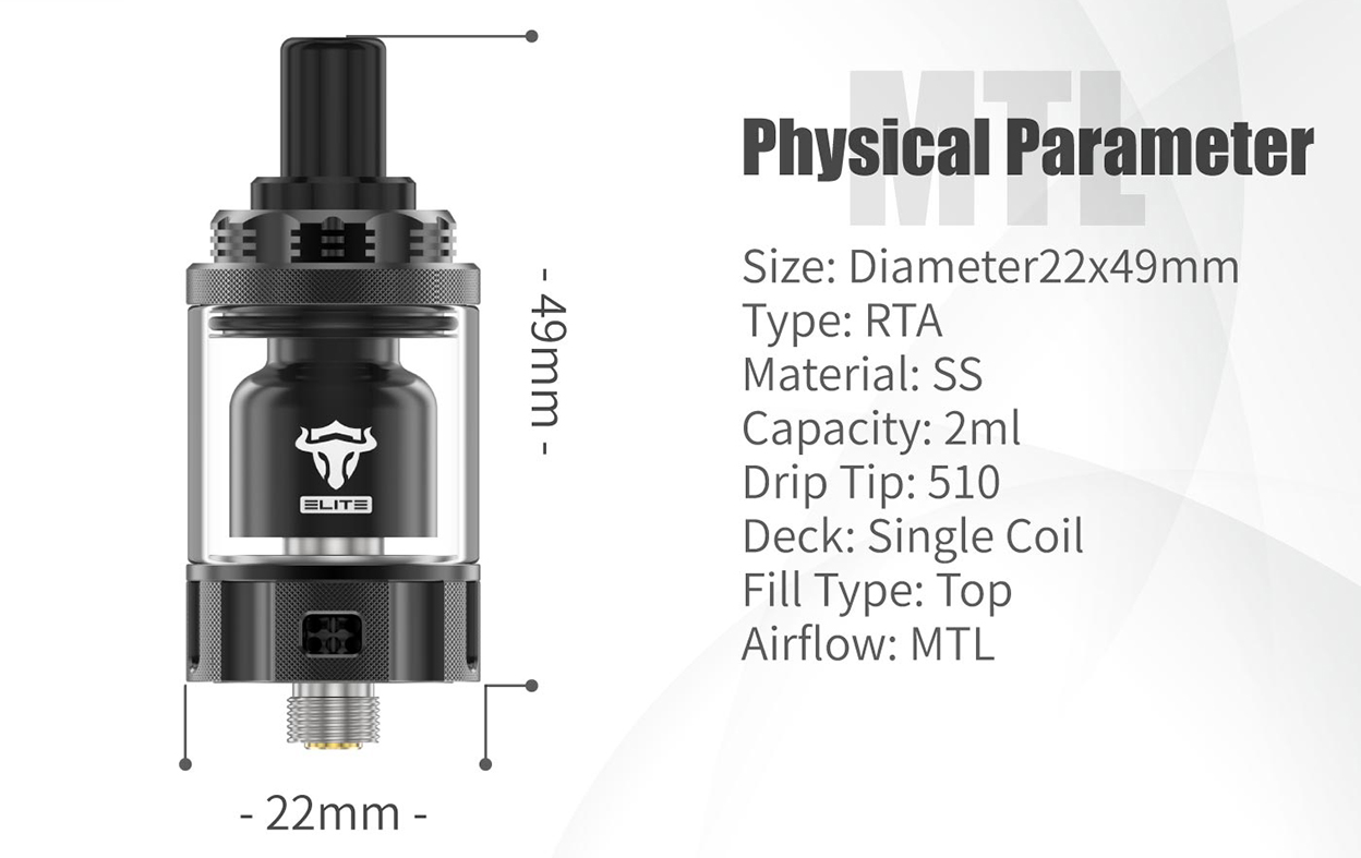THC Elite Lite MTL RTA
