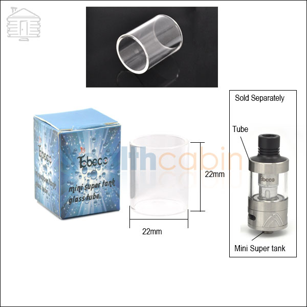 Glass Tube for Tobeco Mini Super tank Atomizers