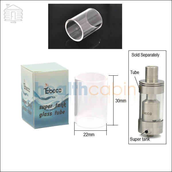 Glass Tube for Tobeco Super tank & Super Tank Turbo Atomizer