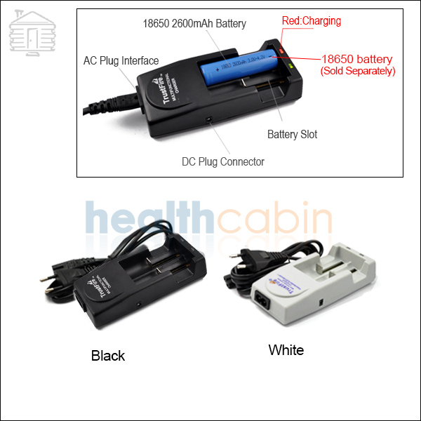 TrustFire TR 001 Lithium ion Battery 2 Channel Charger (Euro Plug)