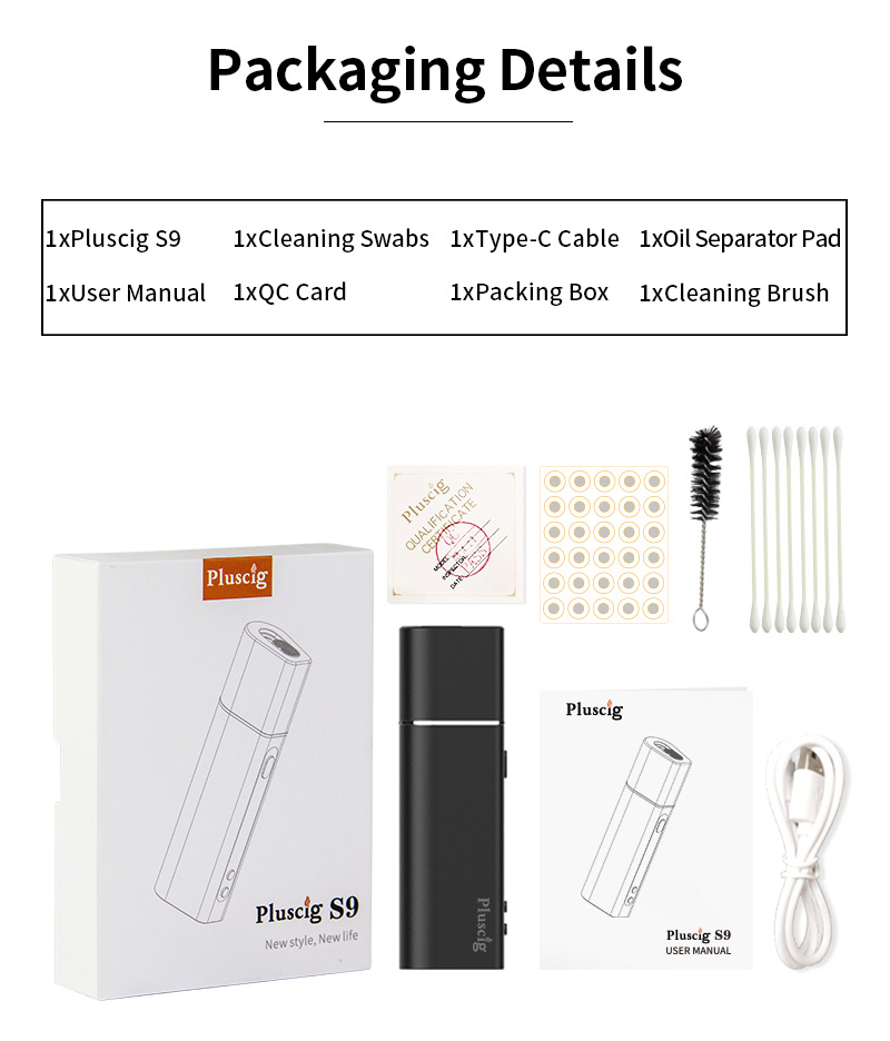 Pluscig S9 Heating Kit
