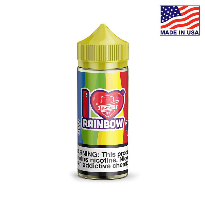 100ml Mad Hatter I Love Rainbow E-liquid