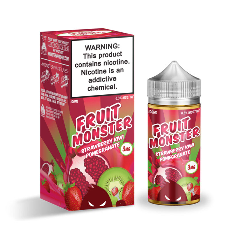 100ml Jam Monster Fruit Monster Strawberry Kiwi Pomegranate E-liquid