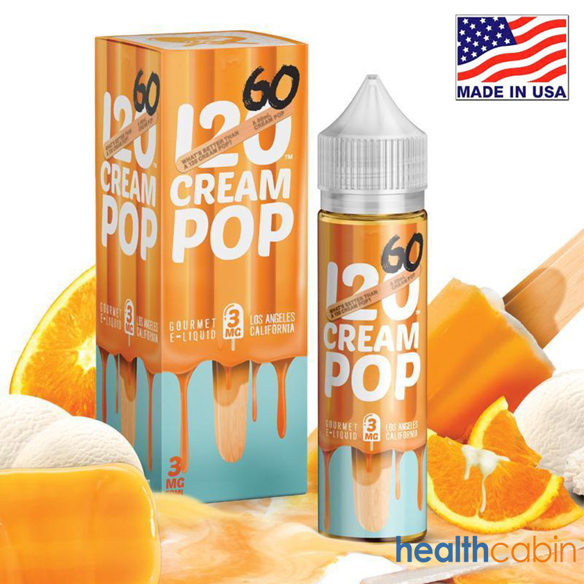 60ml Mad Hatter 120 Cream Pop E-liquid