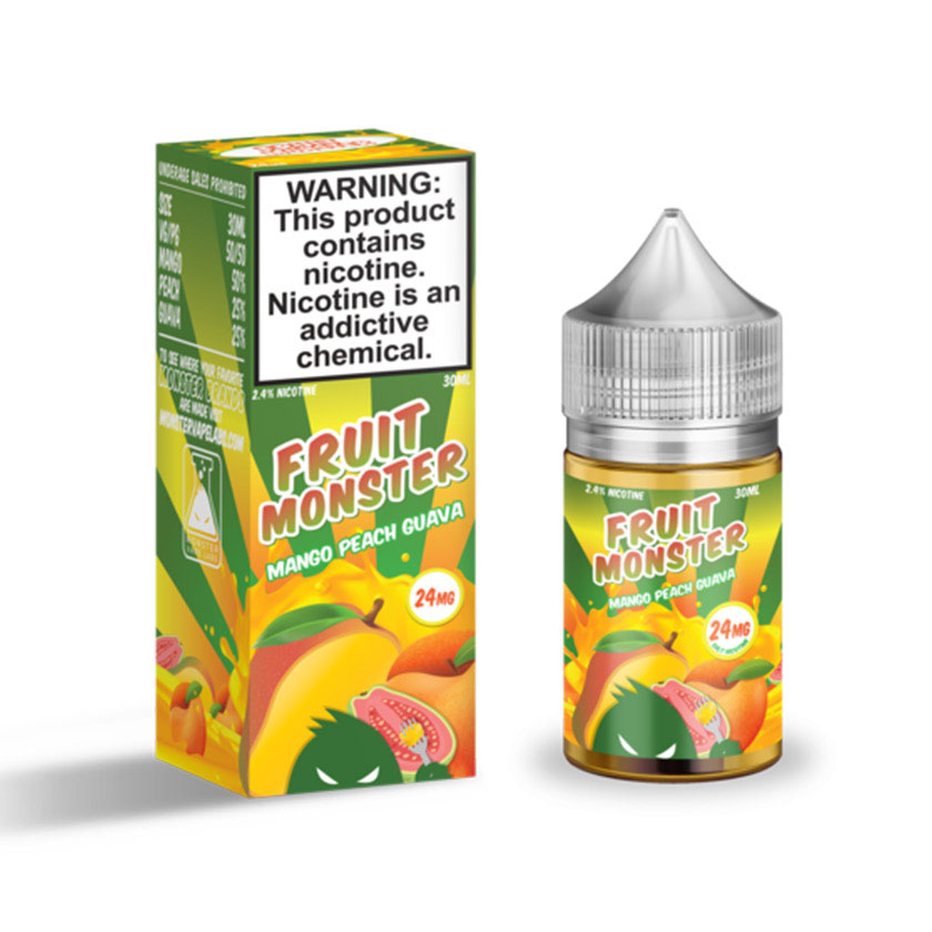 30ml Jam Monster Fruit Monster Mango Peach Guava Nic Salt E-liquid