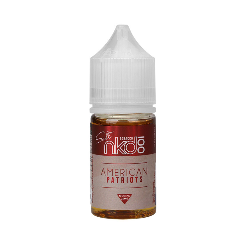 30ml Nkd 100 American Patriots Salt E-Liquid