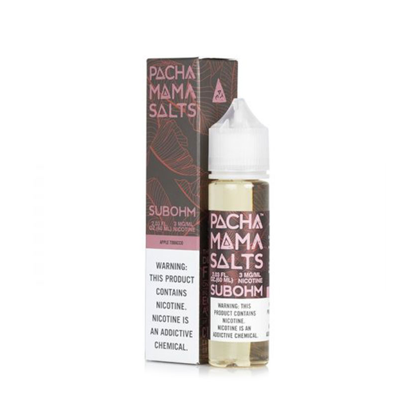 60ml Charlie's Chalk Dust Pachamama Sub Ohm Apple Tobacco E-liquid