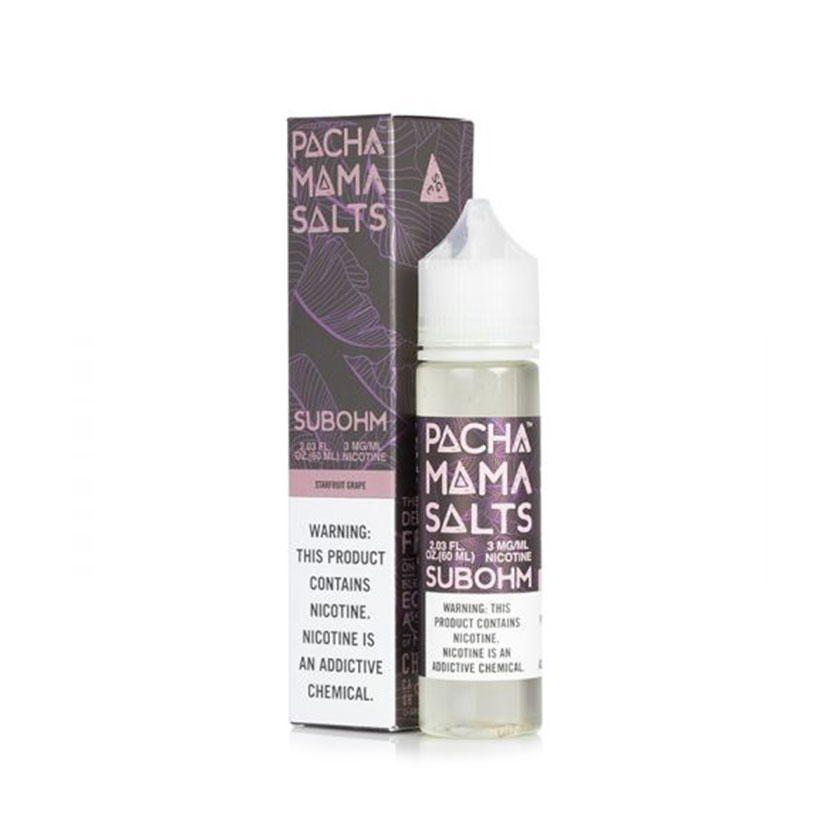 60ml Charlie's Chalk Dust Pachamama Sub Ohm Starfruit Grape E-liquid