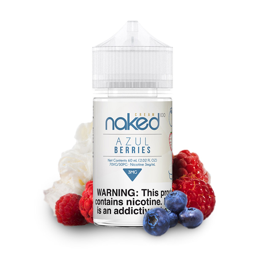 60ml Naked 100 Cream Azul Berries E-Liquid