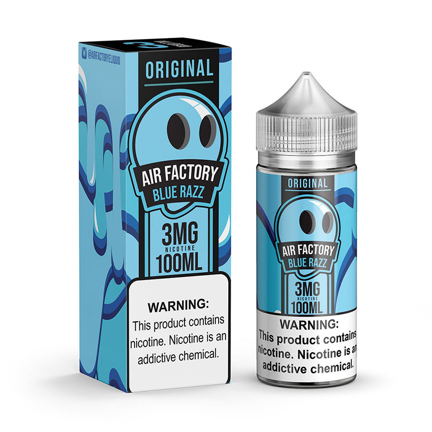 100ml Air Factory Blue Razz E-Liquid (30PG/70VG)