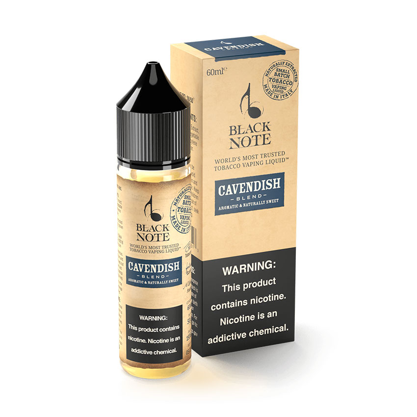 60ml Black Note Cavendish Naturally Extracted Tobacco E-liquid