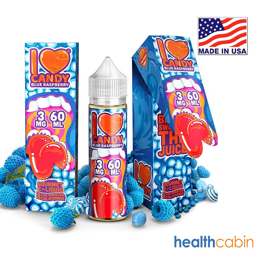 60ml Mad Hatter I Love Candy Blue Raspberry E-liquid