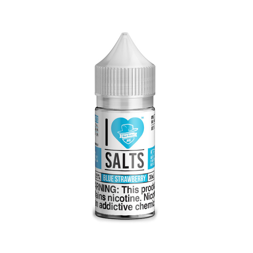 30ml Mad Hatter I Love Salts Blue Strawberry Salt E-liquid