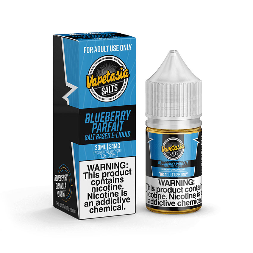 30ml Vapetasia Salts Blueberry Parfait E-liquid