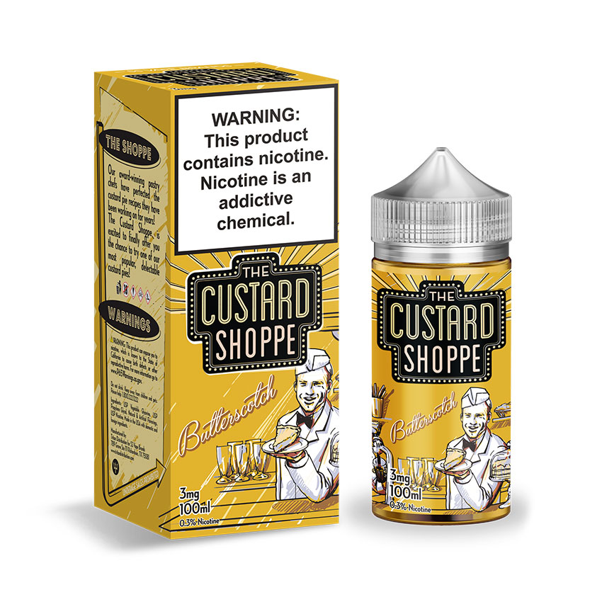 100ml Jam Monster Custard Shoppe Butterscotch E-liquid