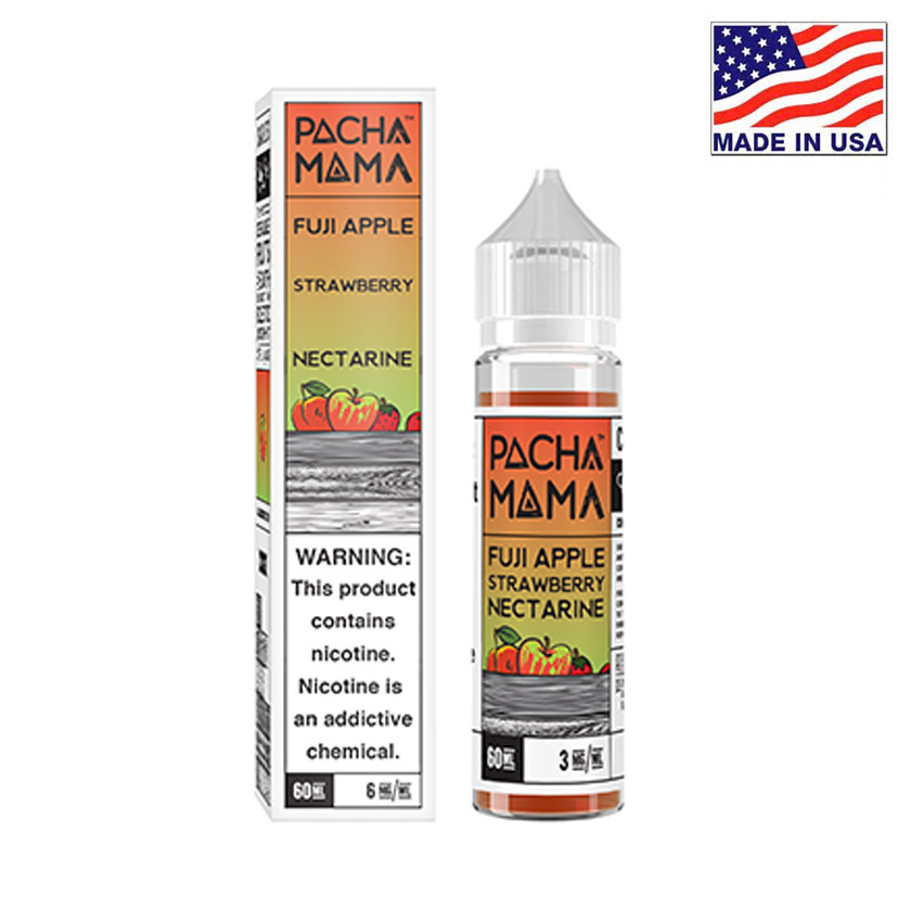 60ml Charlie's Chalk Dust Pacha Mama Fuji Apple Strawberry Nectarine E-liquid