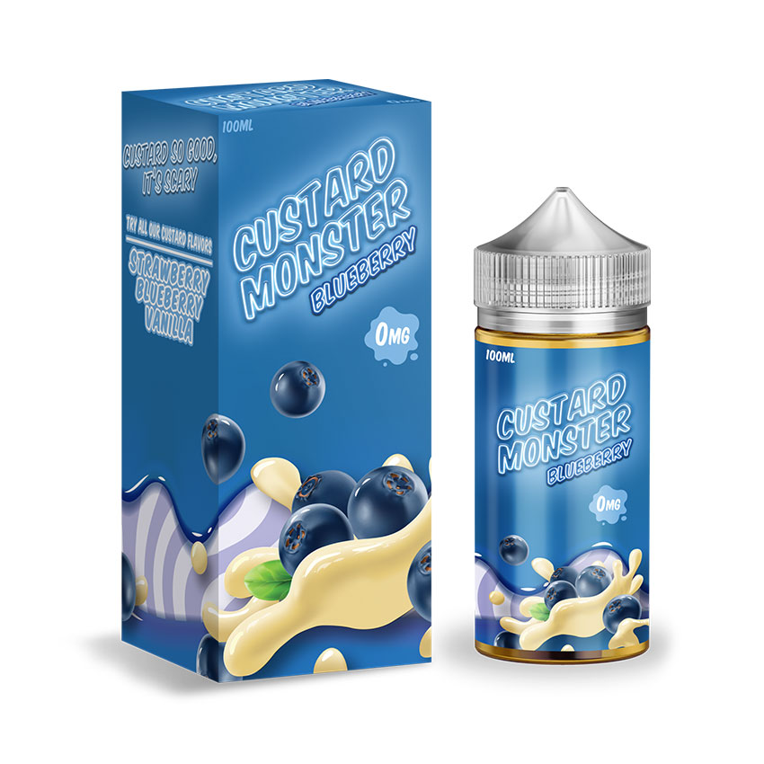 100ml Jam Monster Custard Monster Blueberry E-liquid