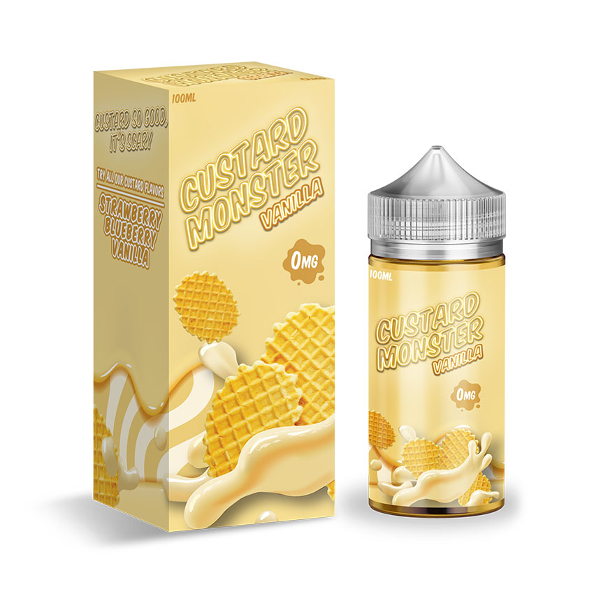 100ml Jam Monster Custard Monster Vanilla E-liquid