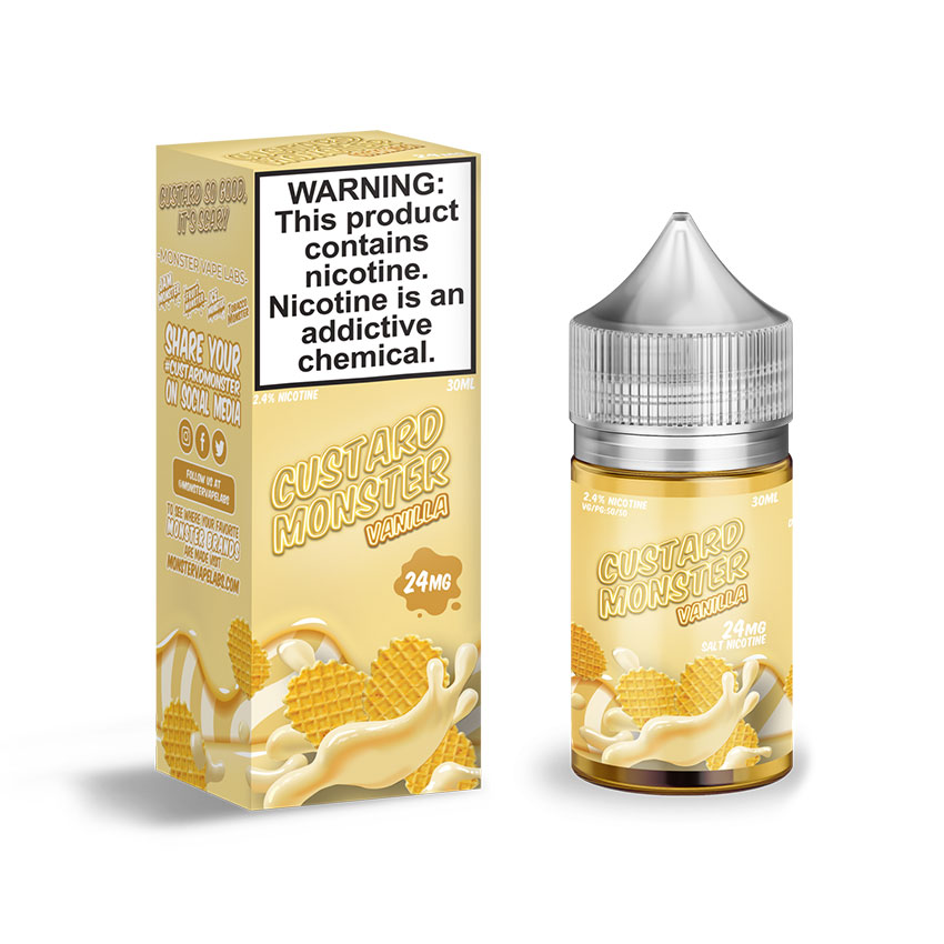 30ml Jam Monster Custard Monster Vanilla Salt E-liquid