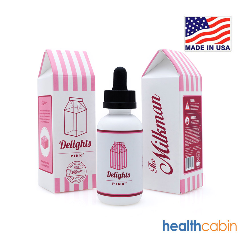 60ml The Milkman Delights Pink Squared E-liquid