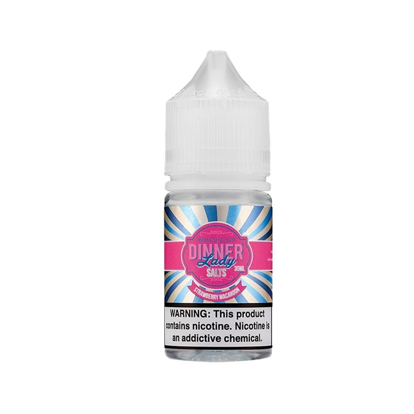 30ml Dinner Lady Dessert Strawberry Macaroon Nic Salt E-liquid