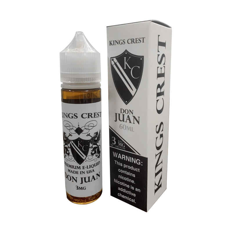 60ml King Crest Don Juan Original Pecans E-Liquid