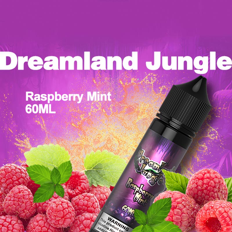 60ml Dreamland Jungle Raspberry Mint E-Liquid