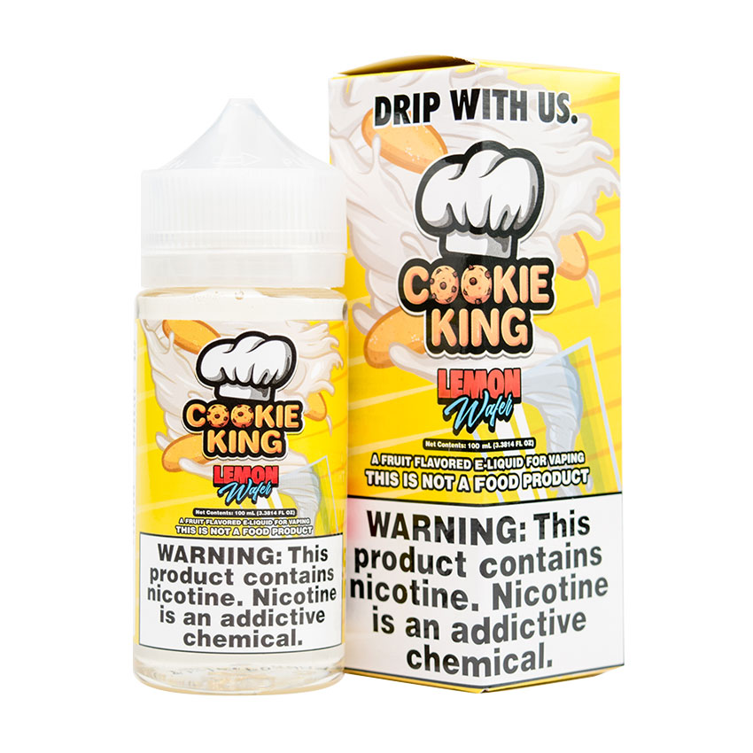 100ml Cookie King Lemon Wafer E-Liquid