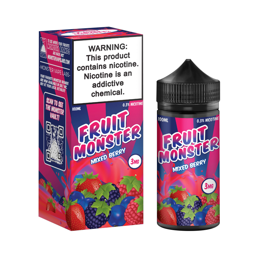 100ml Jam Monster Fruit Monster Mixed Berry E-liquid