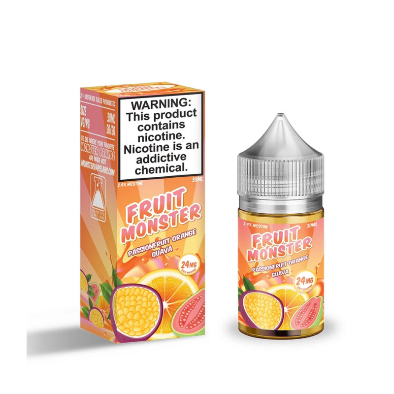30ml Jam Monster Fruit Monster Passionfruit Orange Guava Nic Salt E-liquid