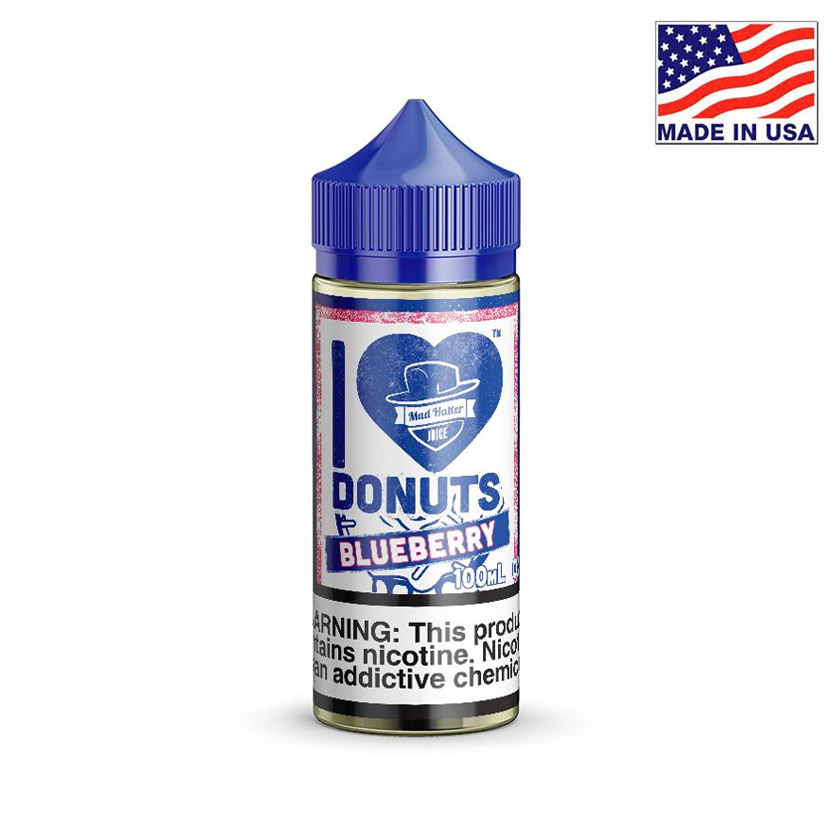 100ml Mad Hatter I Love Donuts Blueberry