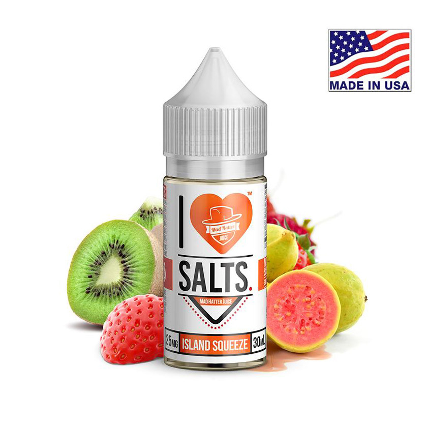30ml Mad Hatter I Love Salts Island Squeeze E-liquid