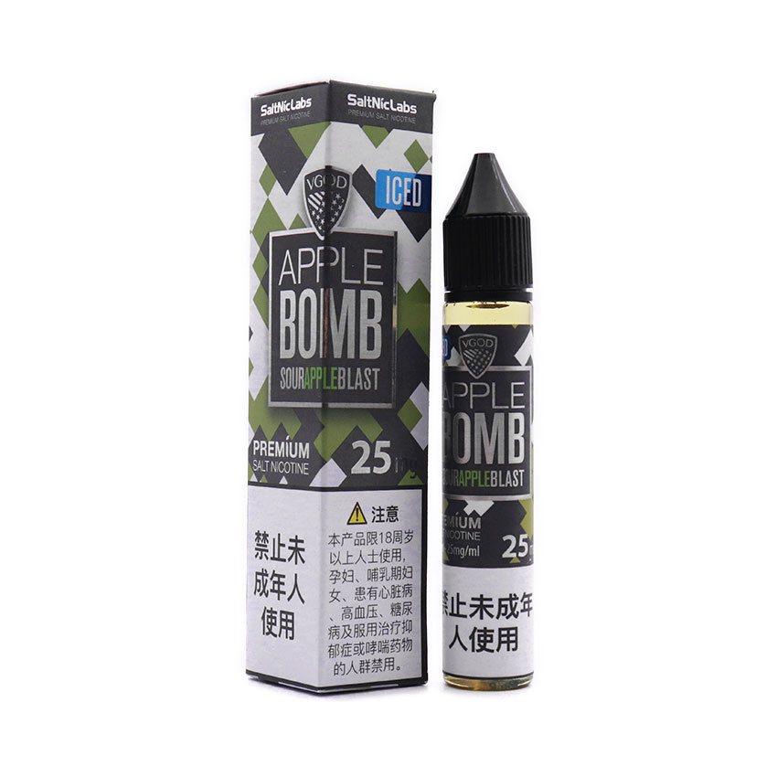30ml VGOD Ice Apple Bomb Nic Salt E-liquid (Chinese Edition)