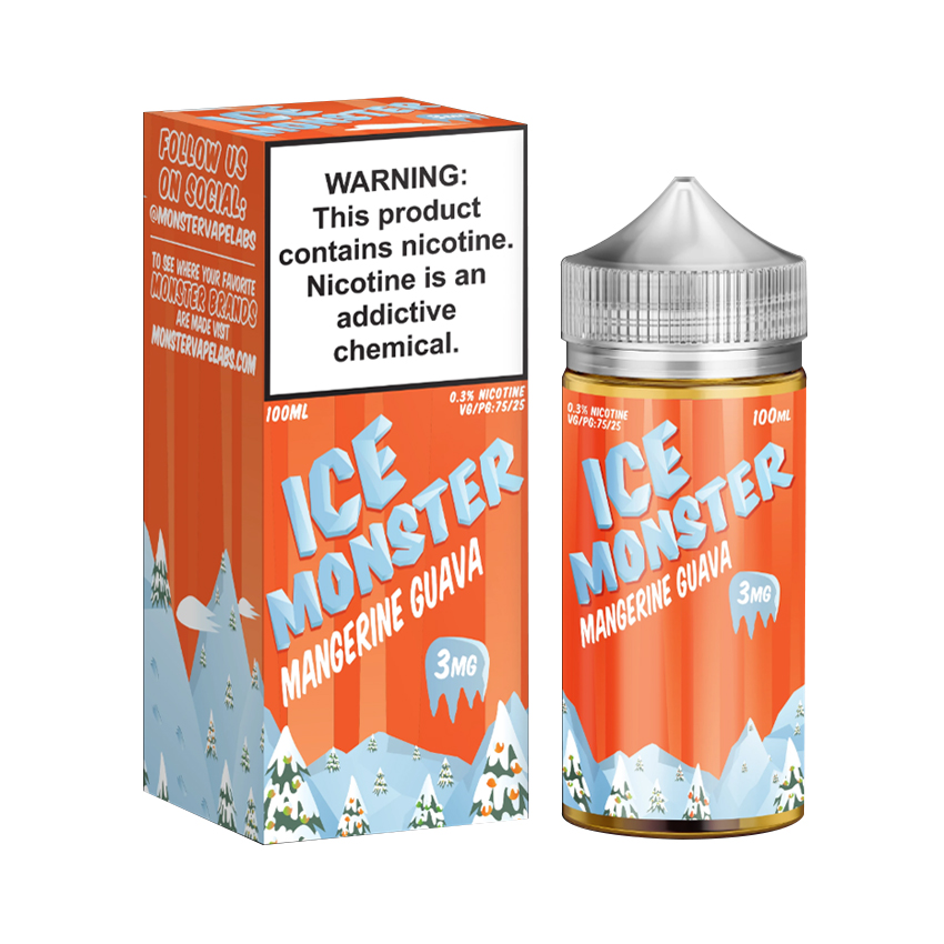 100ml Jam Monster Ice Monster Mangerine Gauva E-liquid