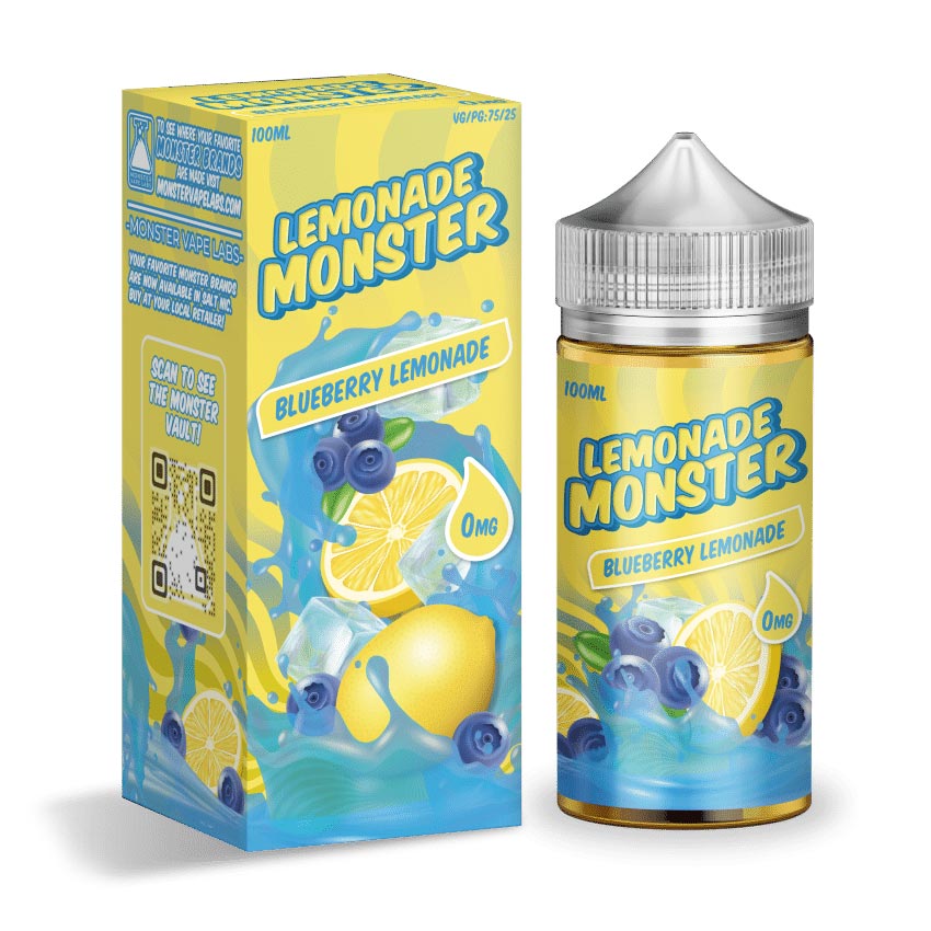 100ml Jam Monster Lemonade Monster Blueberry Lemonade E-liquid