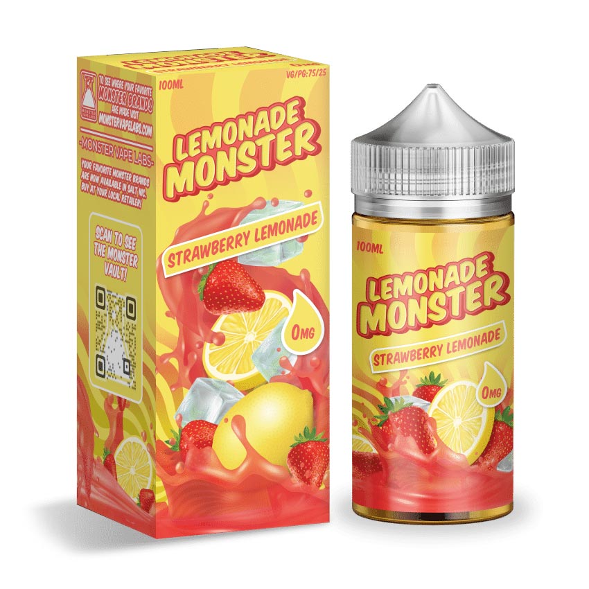 100ml Jam Monster Lemonade Monster Strawberry Lemonade E-liquid