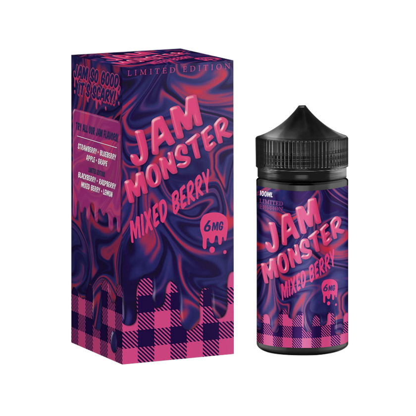 100ml Jam Monster Mixed Berry  E-liquid