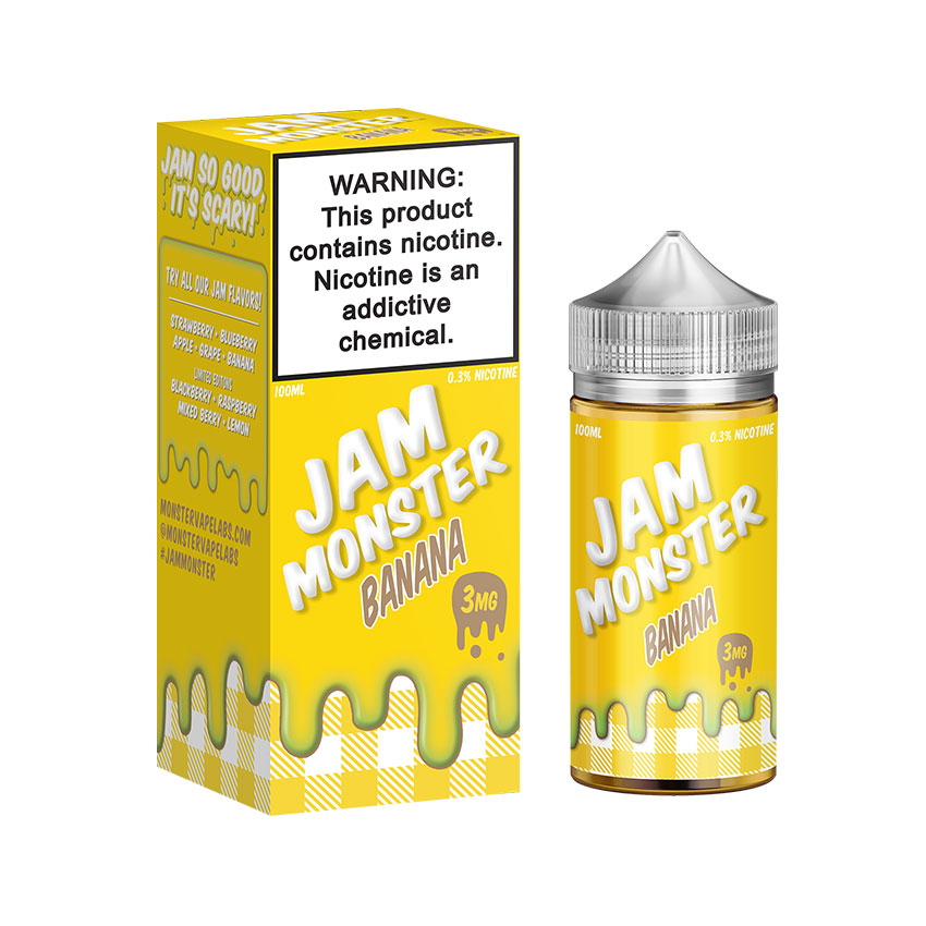 100ml Jam Monster Banana E-liquid