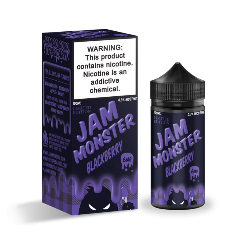 100ml Jam Monster Blackberry E-liquid