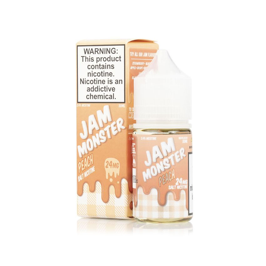 30ml Jam Monster Peach Salt E-liquid