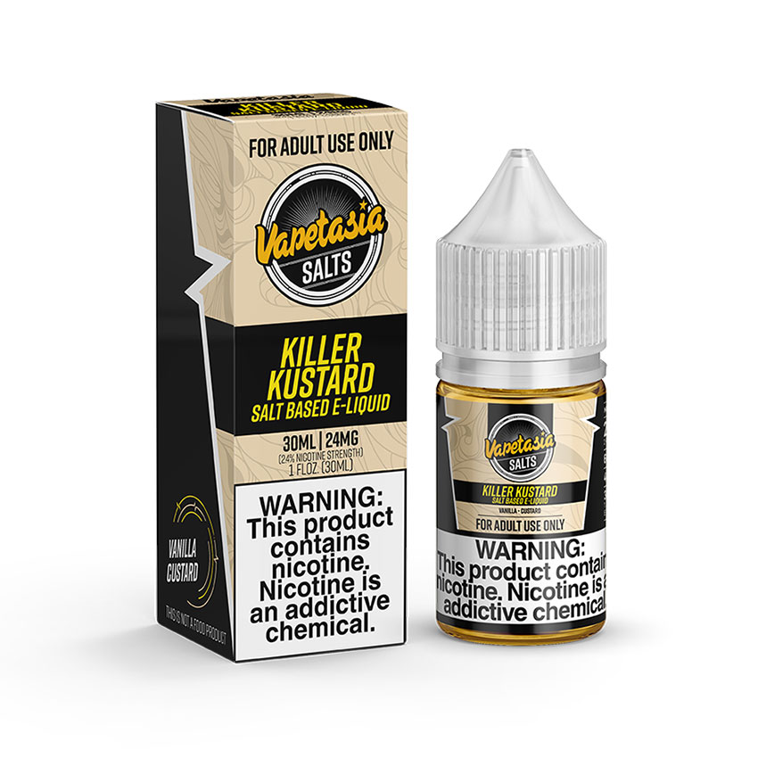 30ml Vapetasia Salts Killer Kustard E-liquid