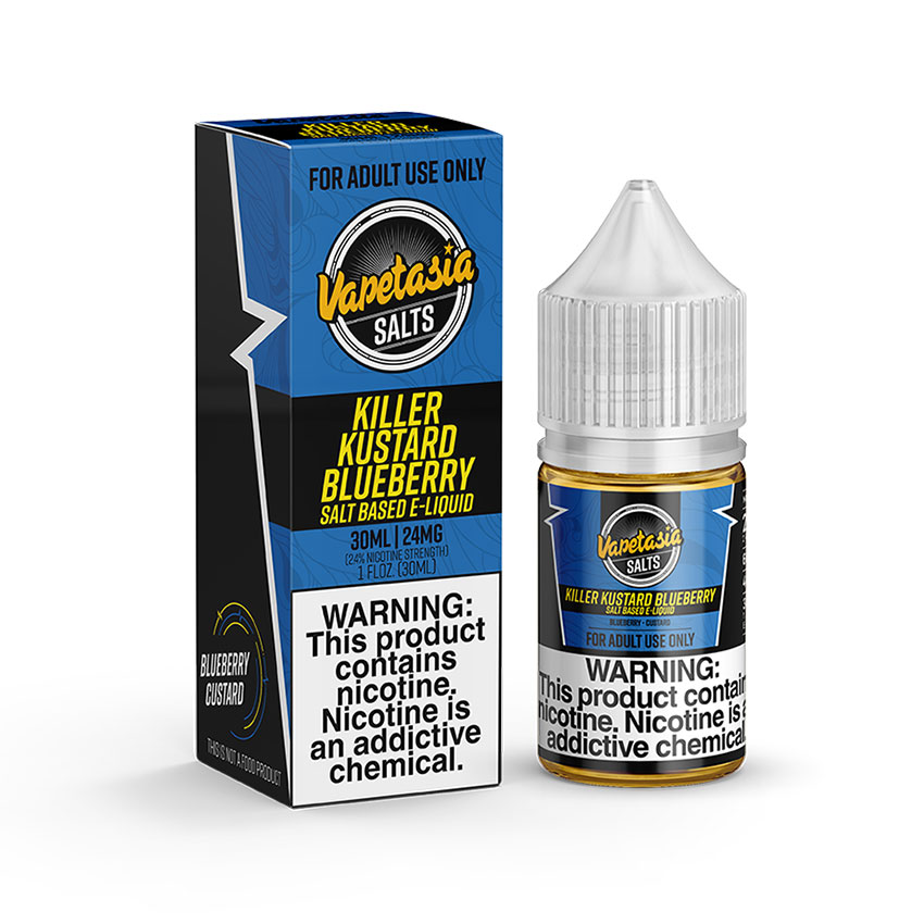 30ml Vapetasia Salts Killer Kustard Blueberry E-liquid