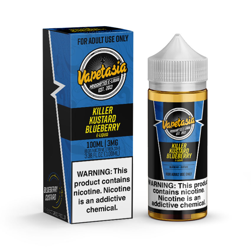 100ml Vapetasia Killer Kustard Blueberry E-liquid