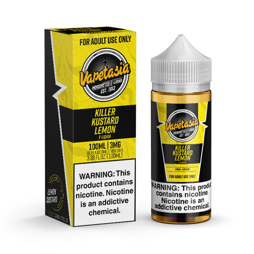 100ml Vapetasia Killer Kustard Lemon E-liquid