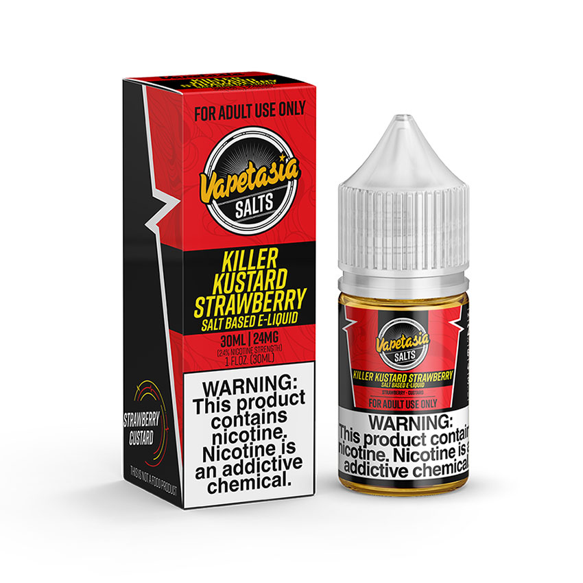 30ml Vapetasia Salts Killer Kustard Strawberry E-liquid