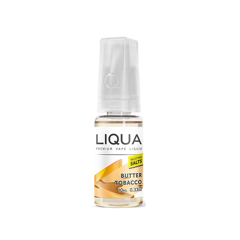 10ml NEW LIQUA Butter Tobacco Salts E-Liquid (40PG/60VG)