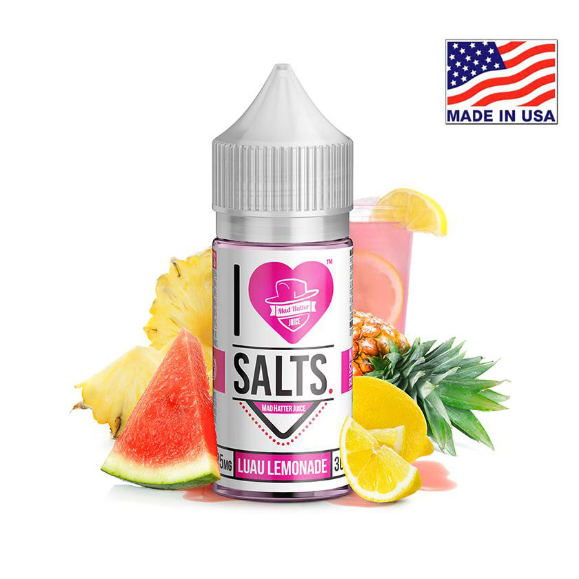 30ml Mad Hatter I Love Salts Luau Lemonade E-liquid