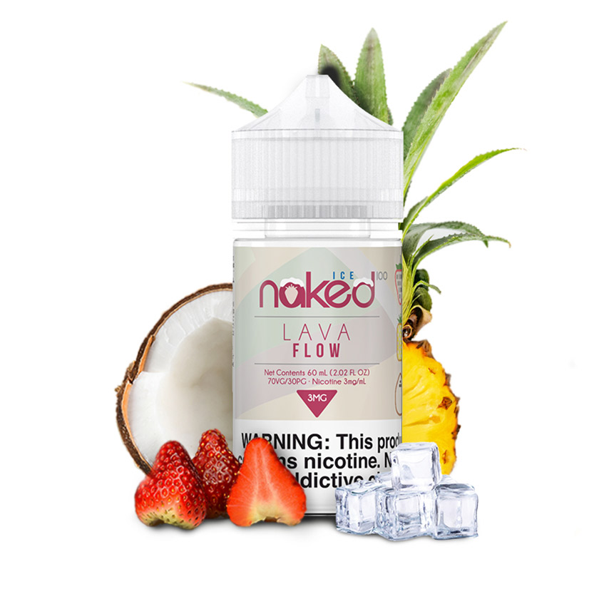 60ml Naked 100 Lava Flow Ice E-liquid