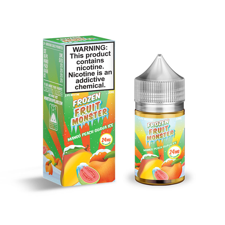 30ml Jam Monster Frozen Fruit Monster Mango Peach Guava ICE Salt E-liquid